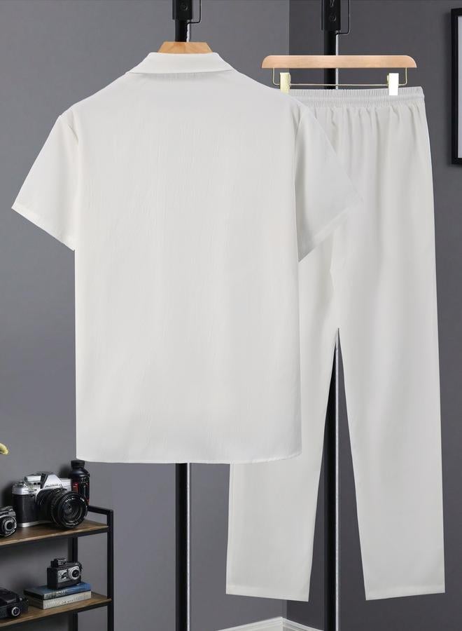 تايك تو طقم قميص وبنطلون قصة مريحة - Image 2